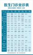 3.30-4.5】洛阳白马医院医生门诊排班表