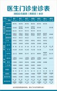 【10.12-10.18】洛阳白马医院医生门诊坐诊表